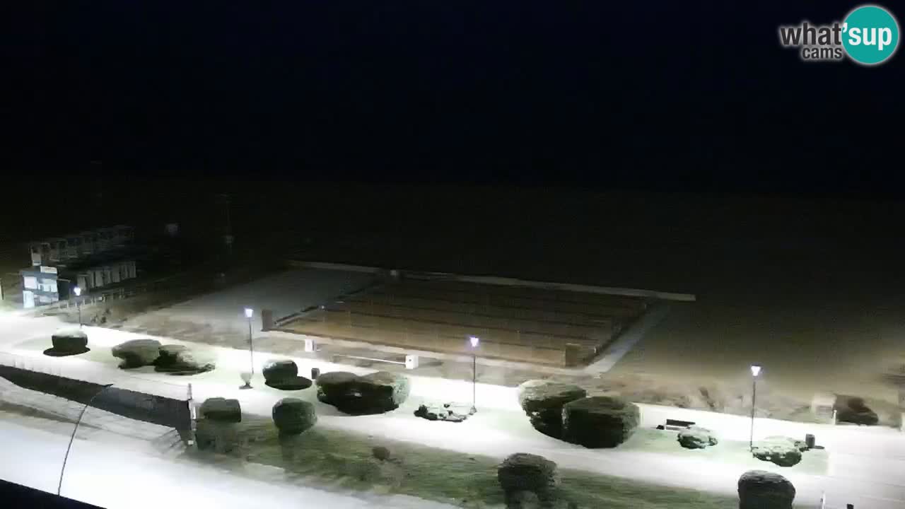 The beach of Bibione webcam – Italy