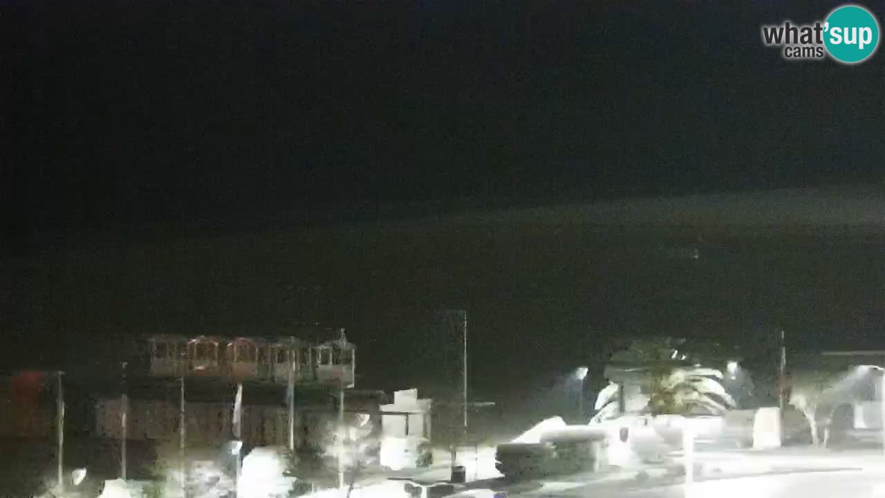 The beach of Bibione webcam – Italy