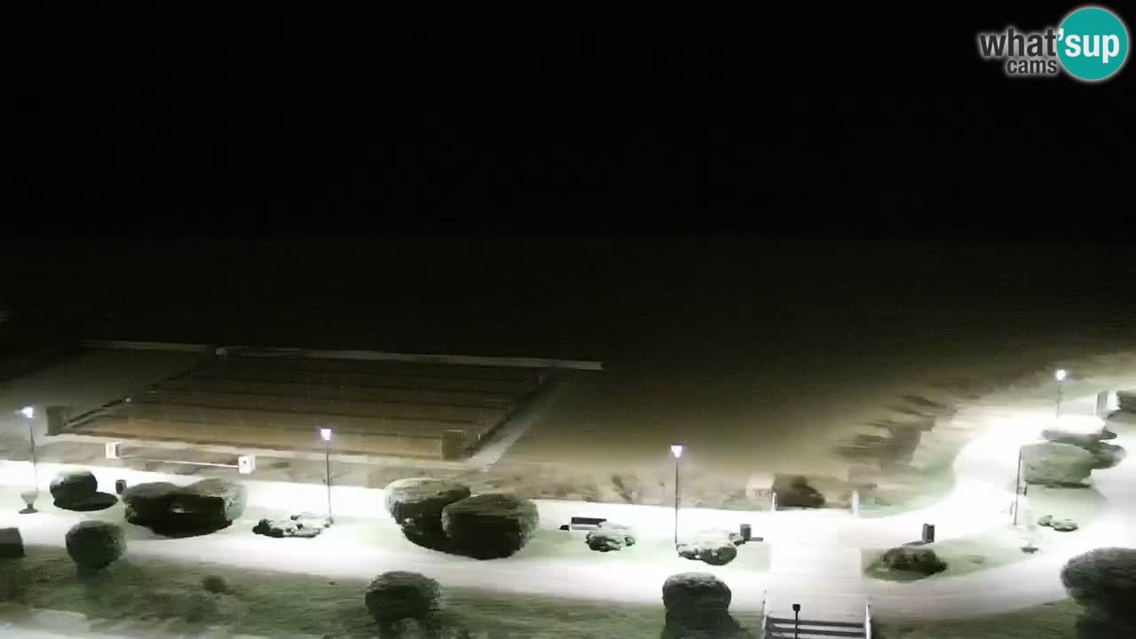 The beach of Bibione webcam – Italy