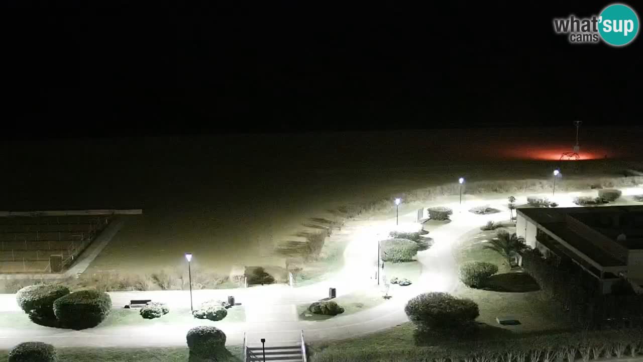 The beach of Bibione webcam – Italy