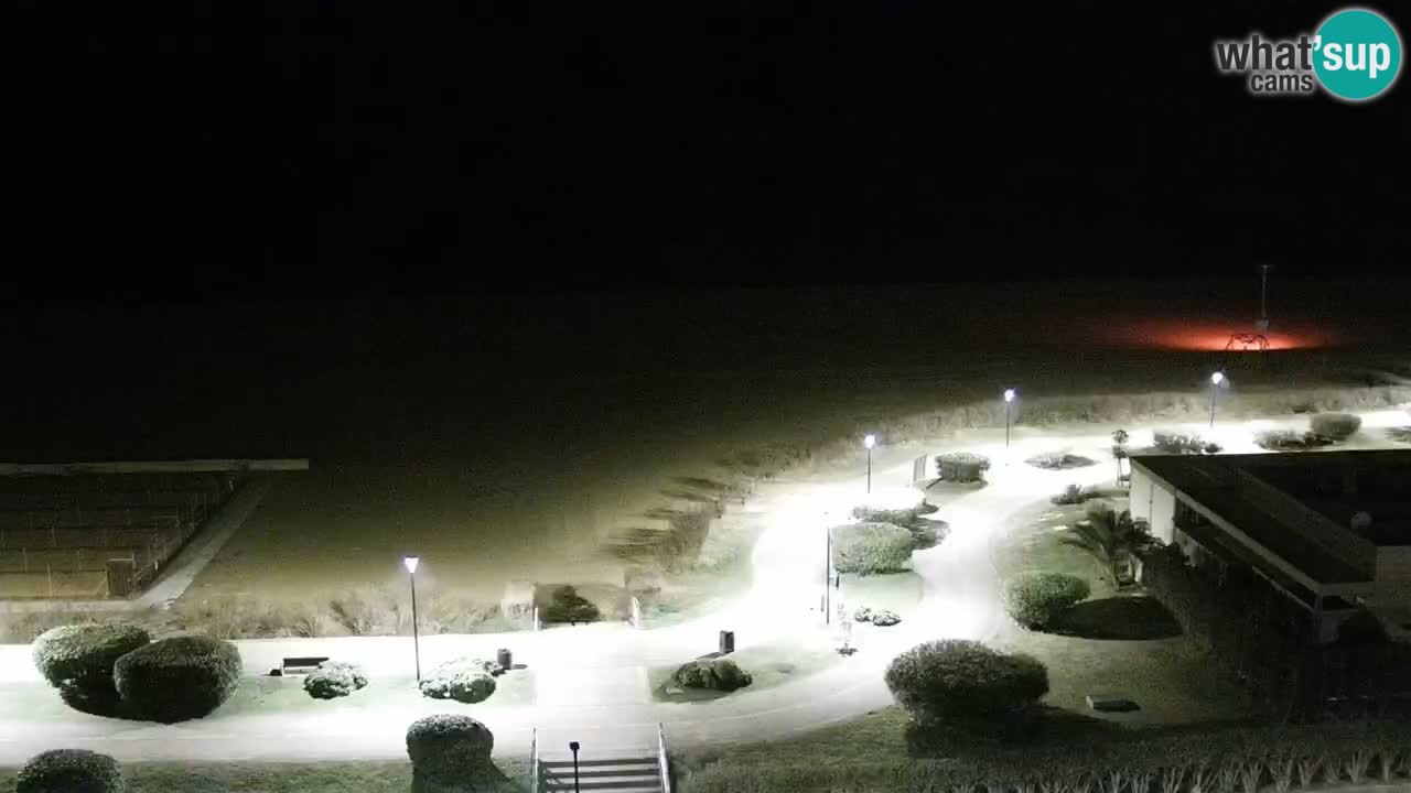The beach of Bibione webcam – Italy