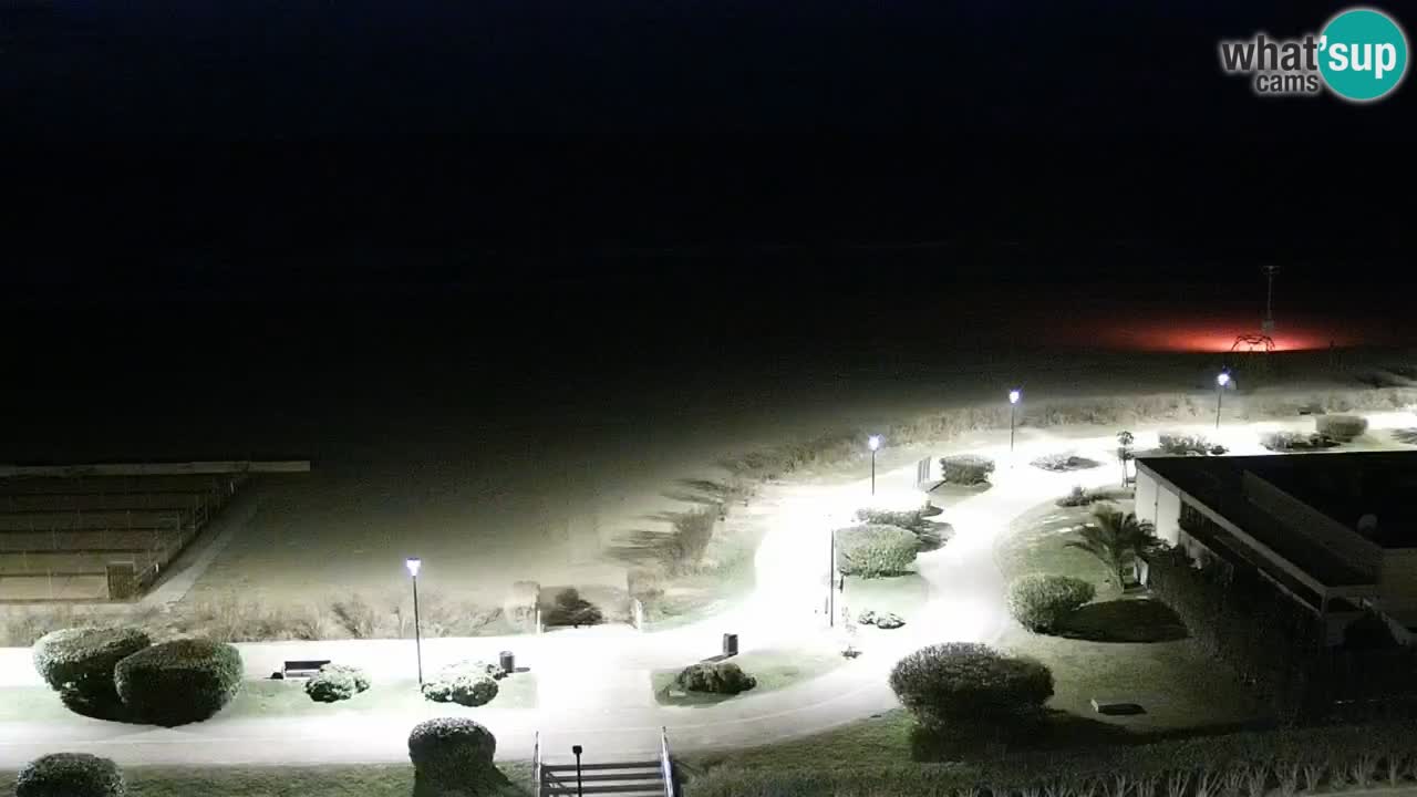 The beach of Bibione webcam – Italy