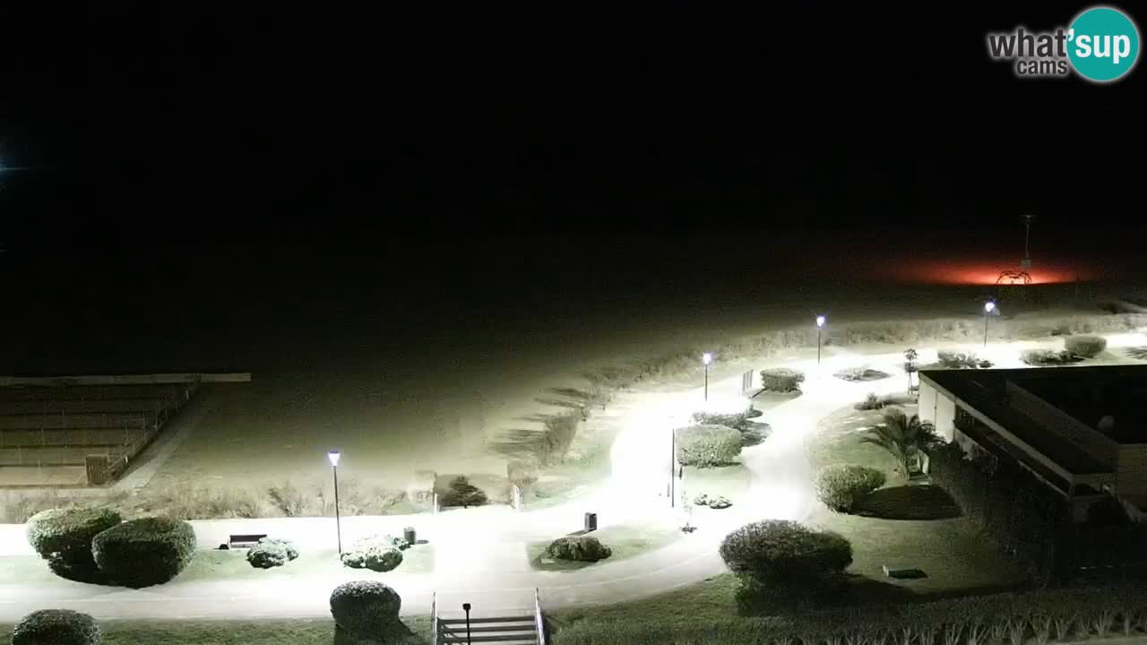 La camera en vivo de la playa de Bibione – Italia