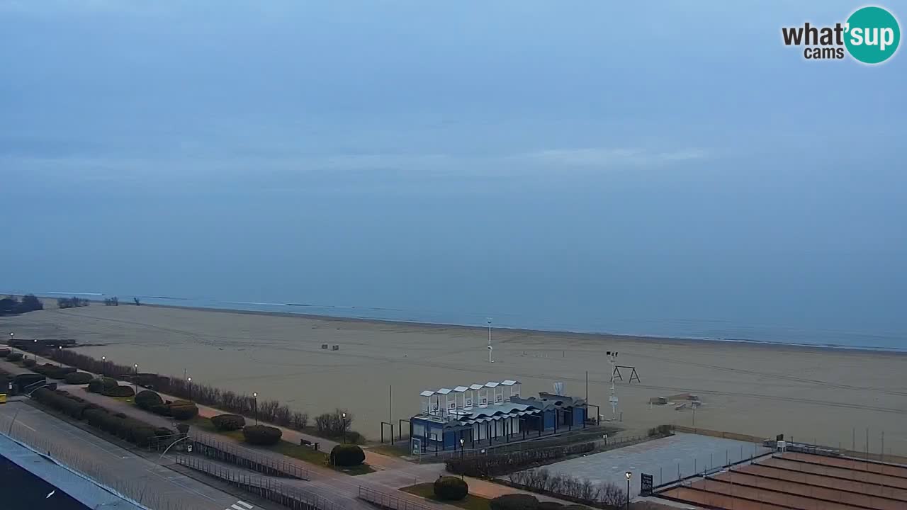 The beach of Bibione webcam – Italy