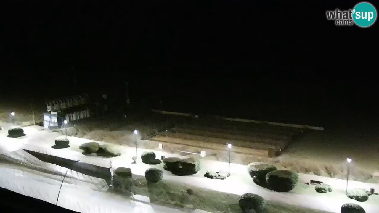 The beach of Bibione webcam – Italy