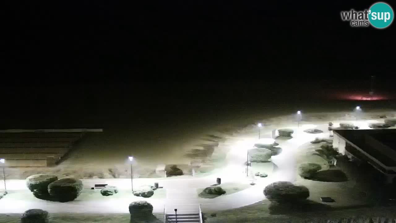 The beach of Bibione webcam – Italy