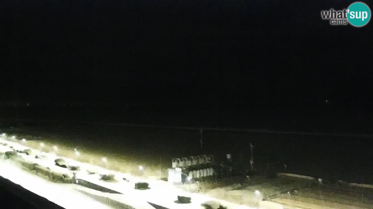 The beach of Bibione webcam – Italy