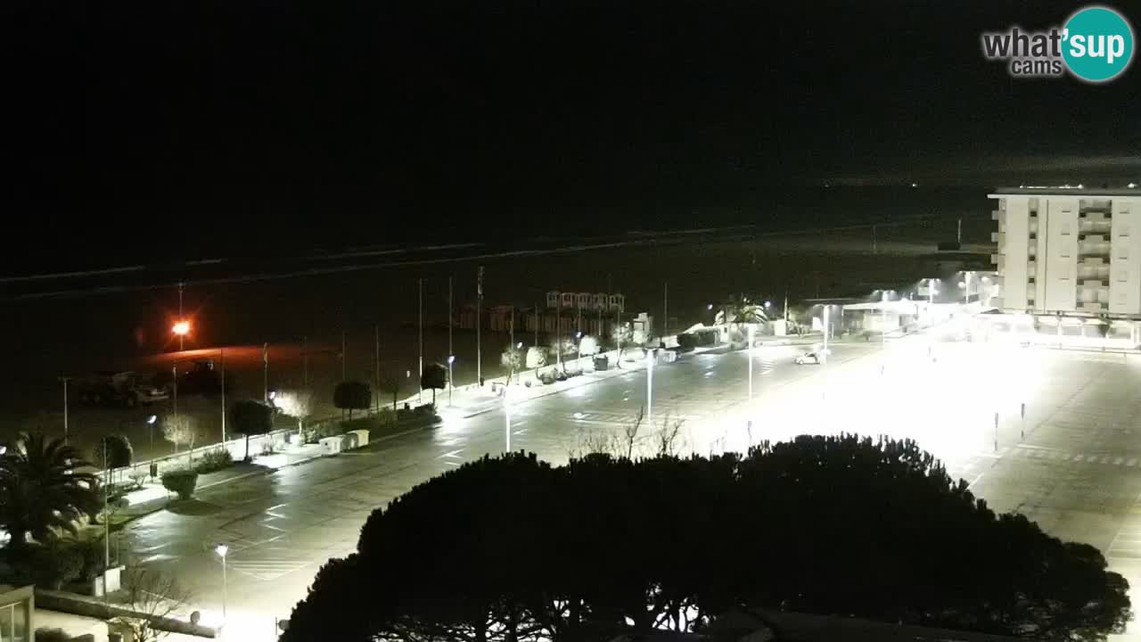 The beach of Bibione webcam – Italy