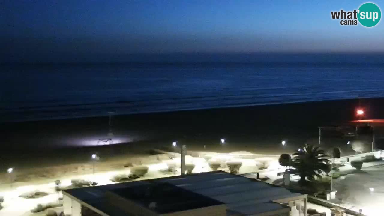 The beach of Bibione webcam – Italy