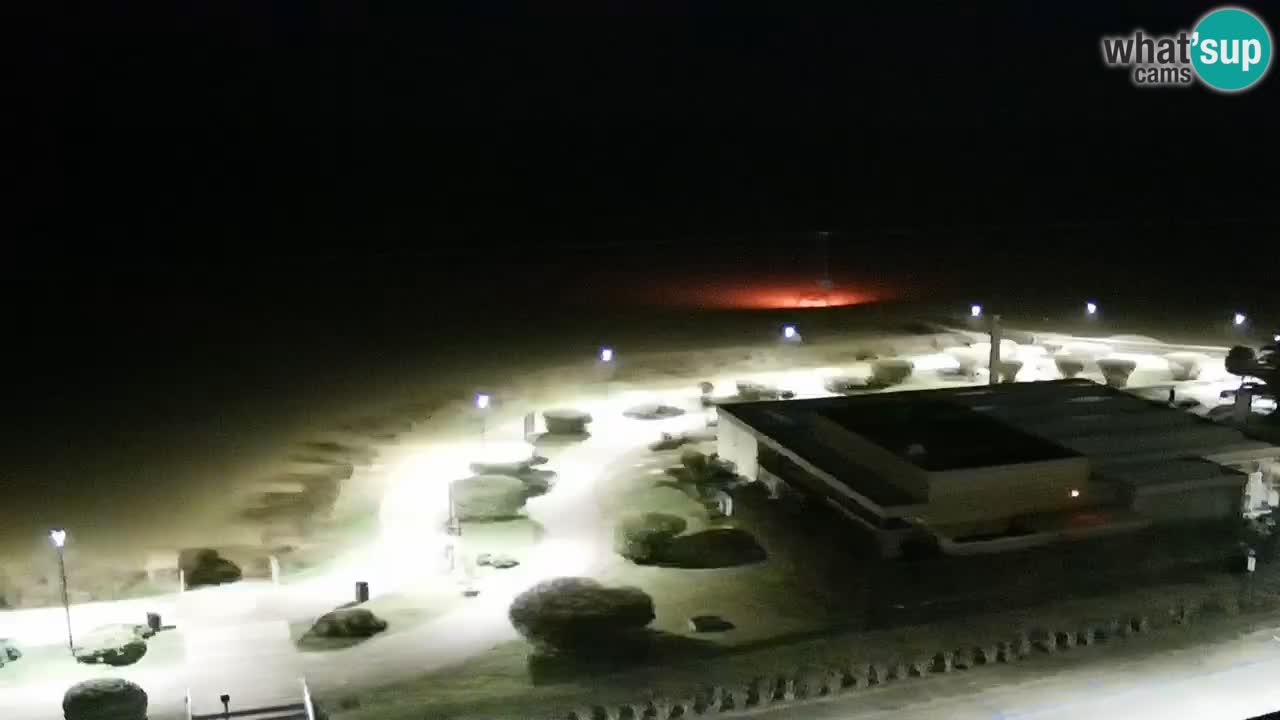 The beach of Bibione webcam – Italy