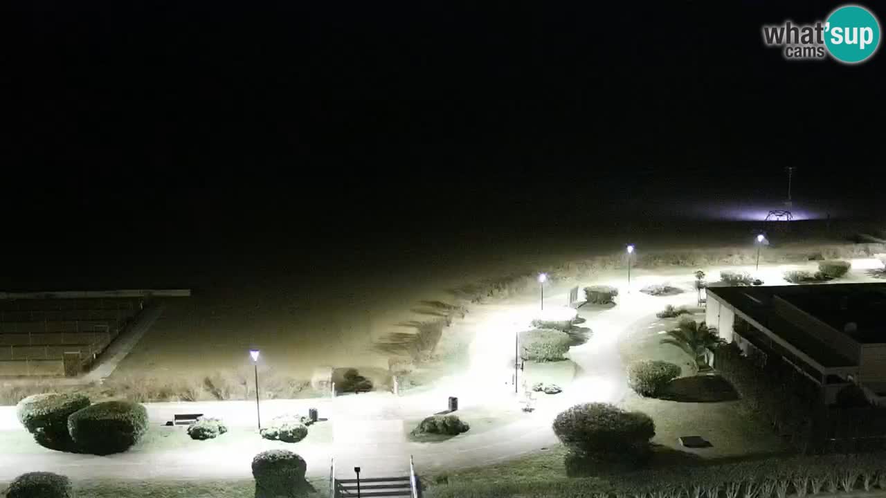 The beach of Bibione webcam – Italy