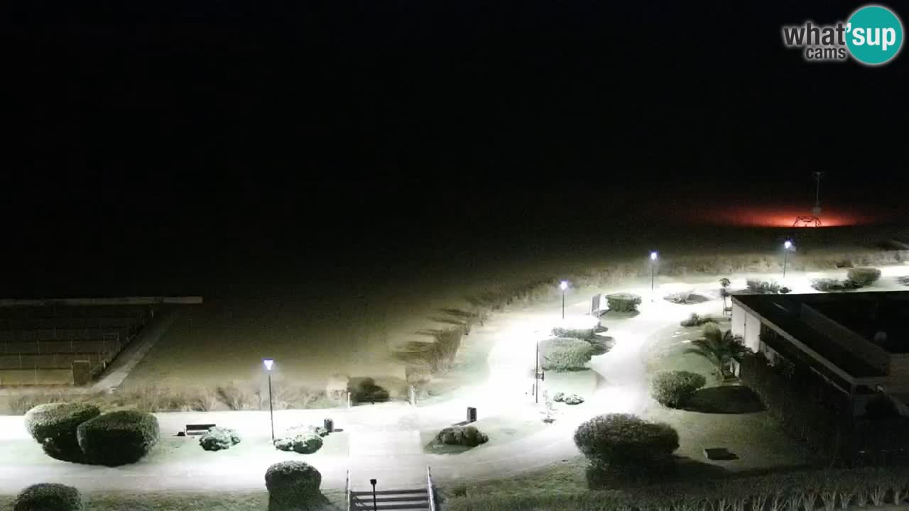 The beach of Bibione webcam – Italy