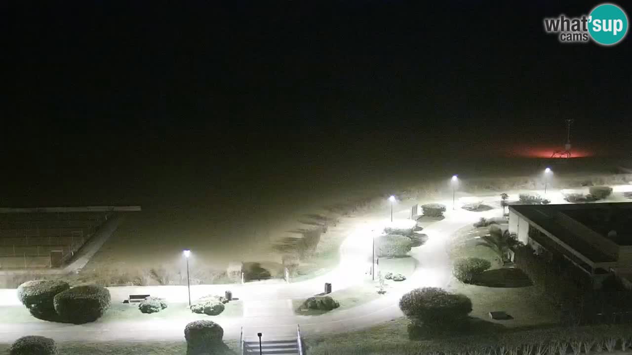 The beach of Bibione webcam – Italy