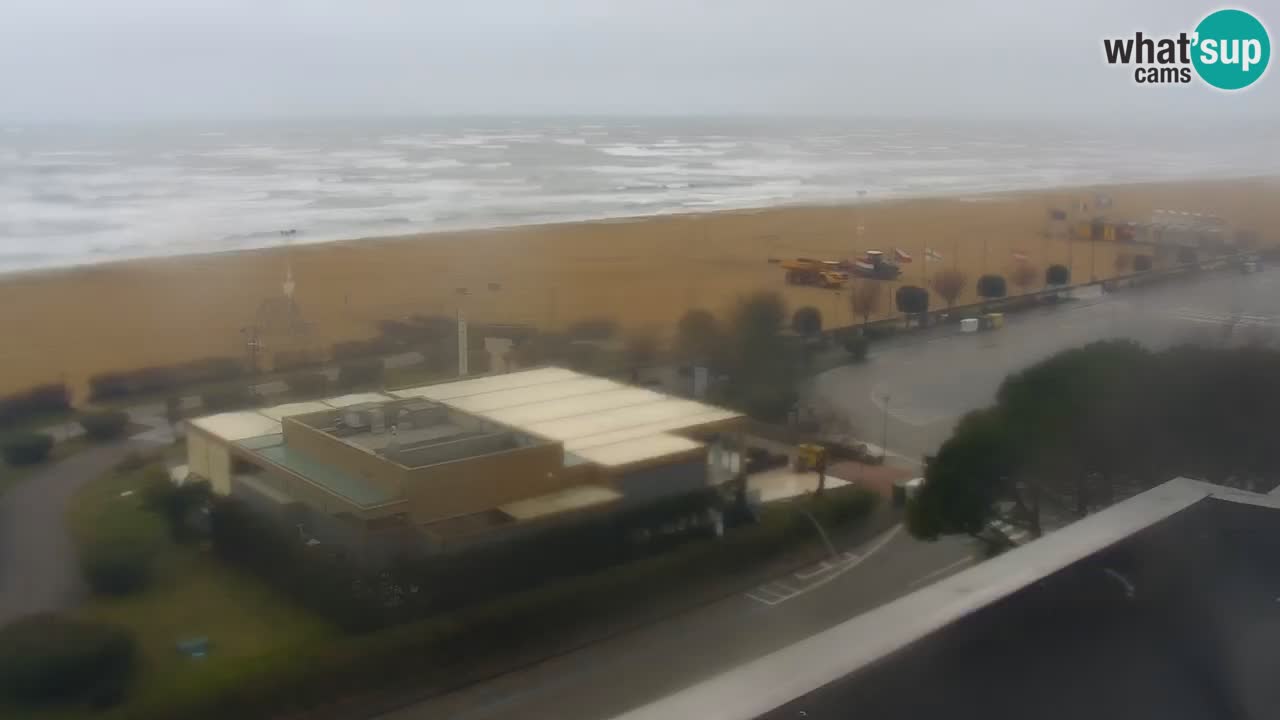 The beach of Bibione webcam – Italy