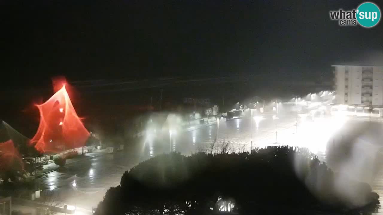 La camera en vivo de la playa de Bibione – Italia