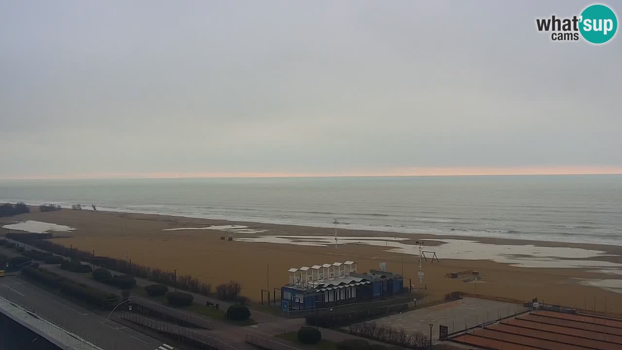 The beach of Bibione webcam – Italy