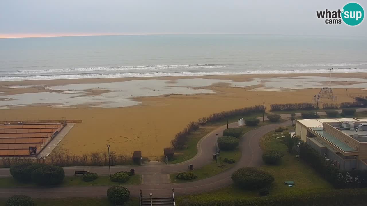 The beach of Bibione webcam – Italy