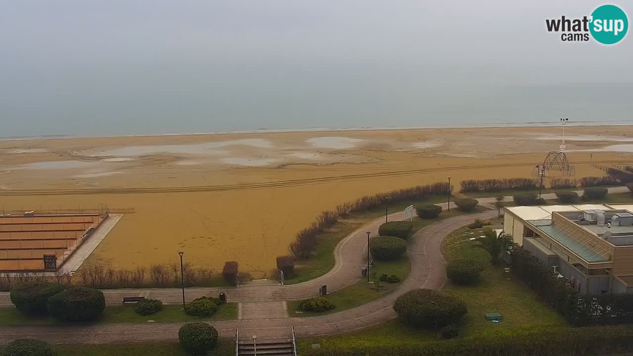 The beach of Bibione webcam – Italy
