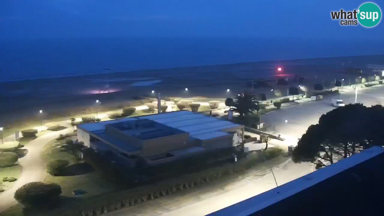 The beach of Bibione webcam – Italy