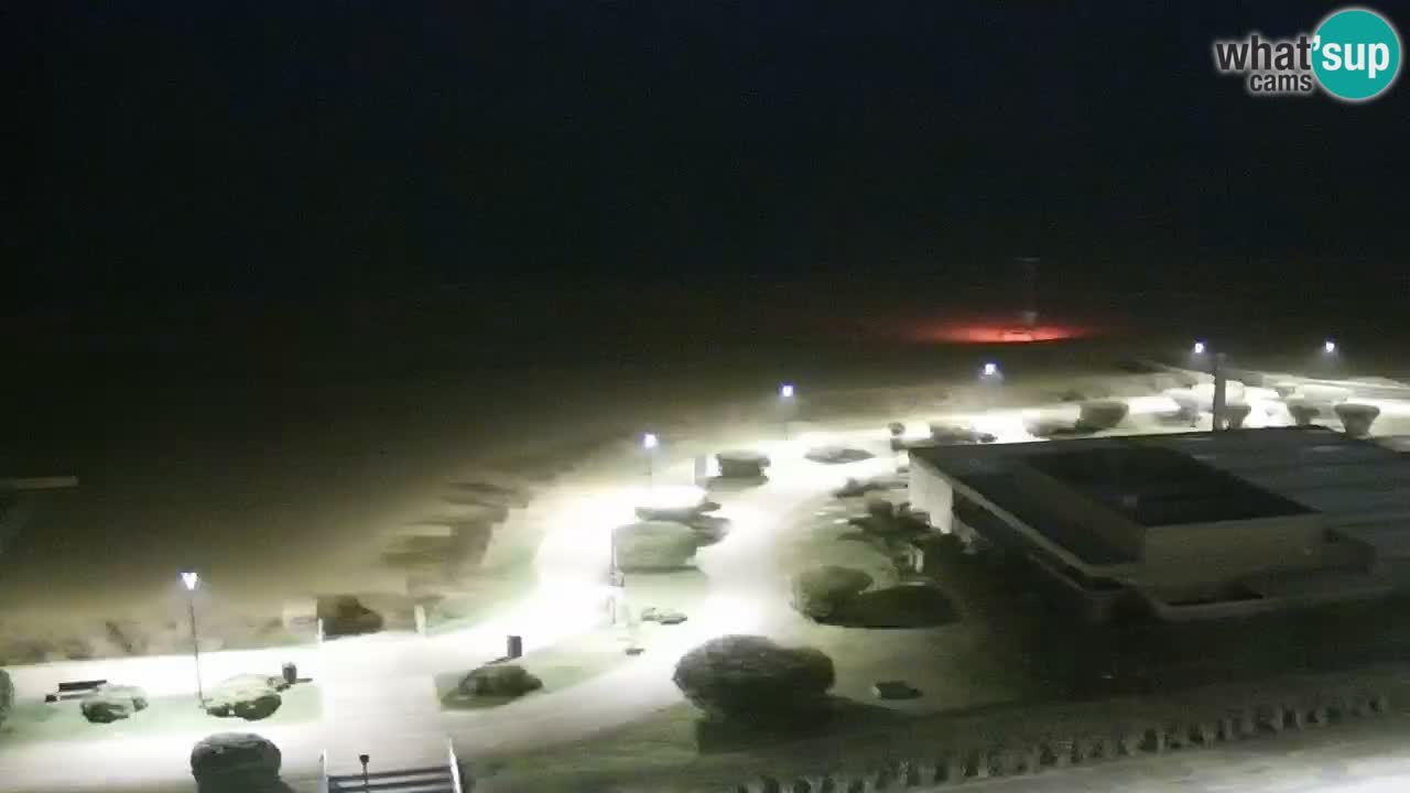 The beach of Bibione webcam – Italy