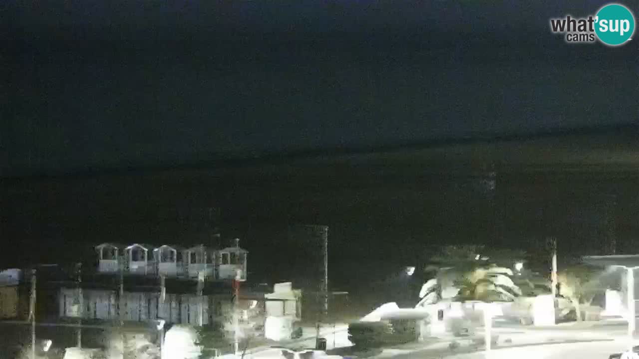 The beach of Bibione webcam – Italy