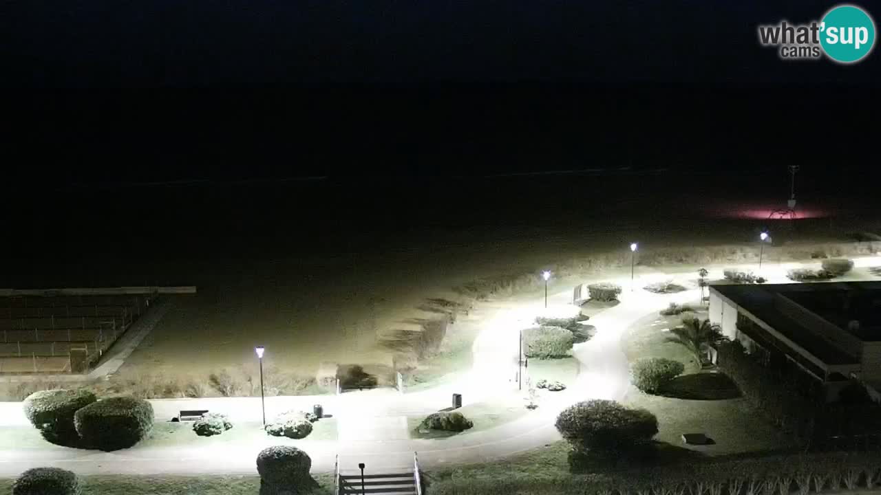 The beach of Bibione webcam – Italy