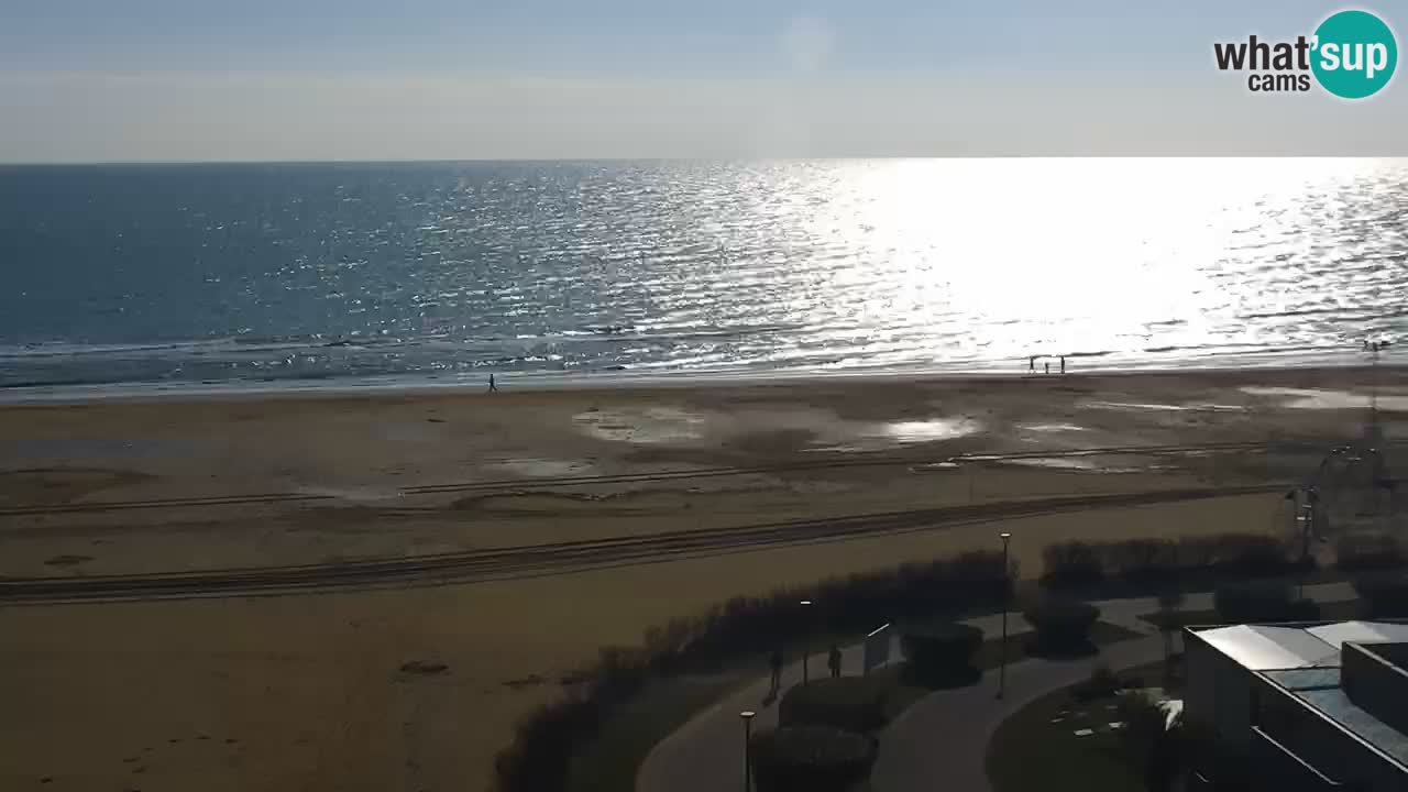 The beach of Bibione webcam – Italy