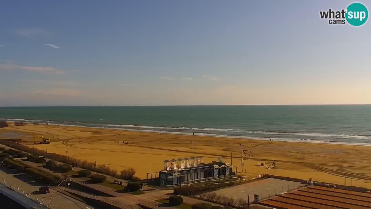 The beach of Bibione webcam – Italy