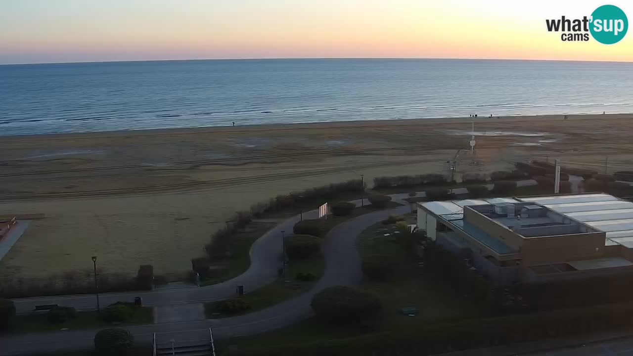 The beach of Bibione webcam – Italy