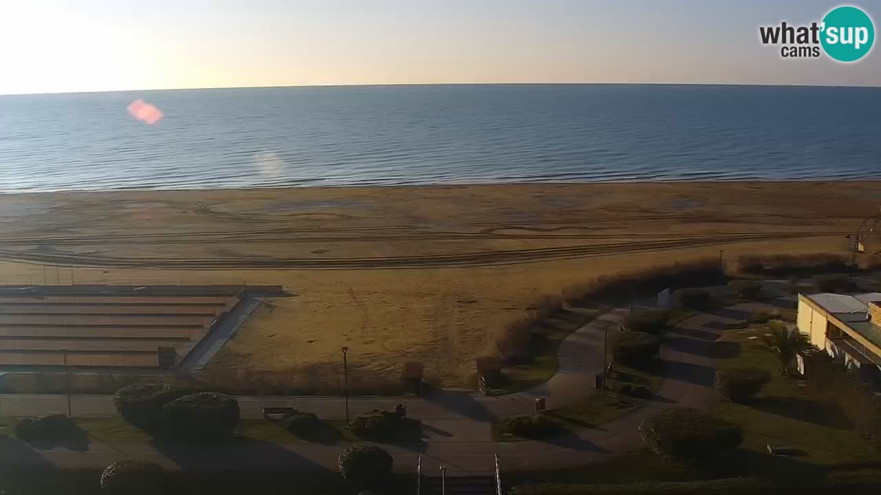 La camera en vivo de la playa de Bibione – Italia