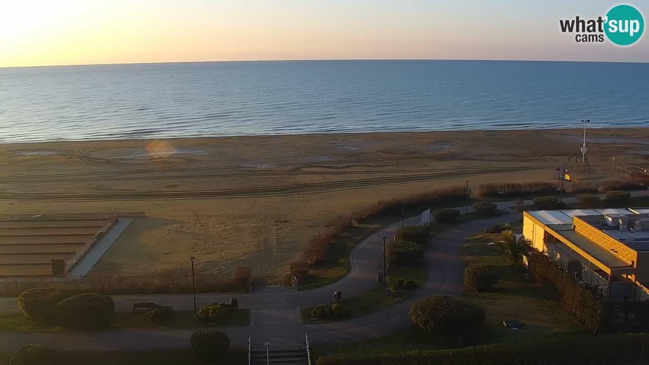 La camera en vivo de la playa de Bibione – Italia