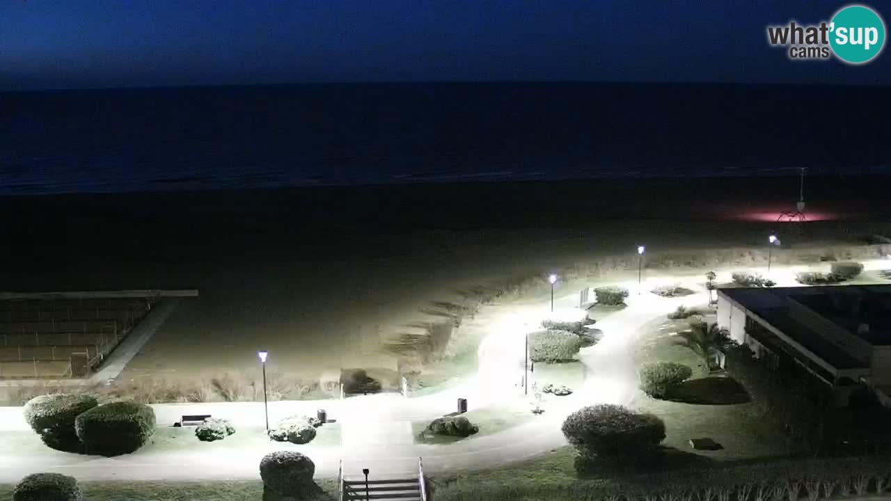 The beach of Bibione webcam – Italy