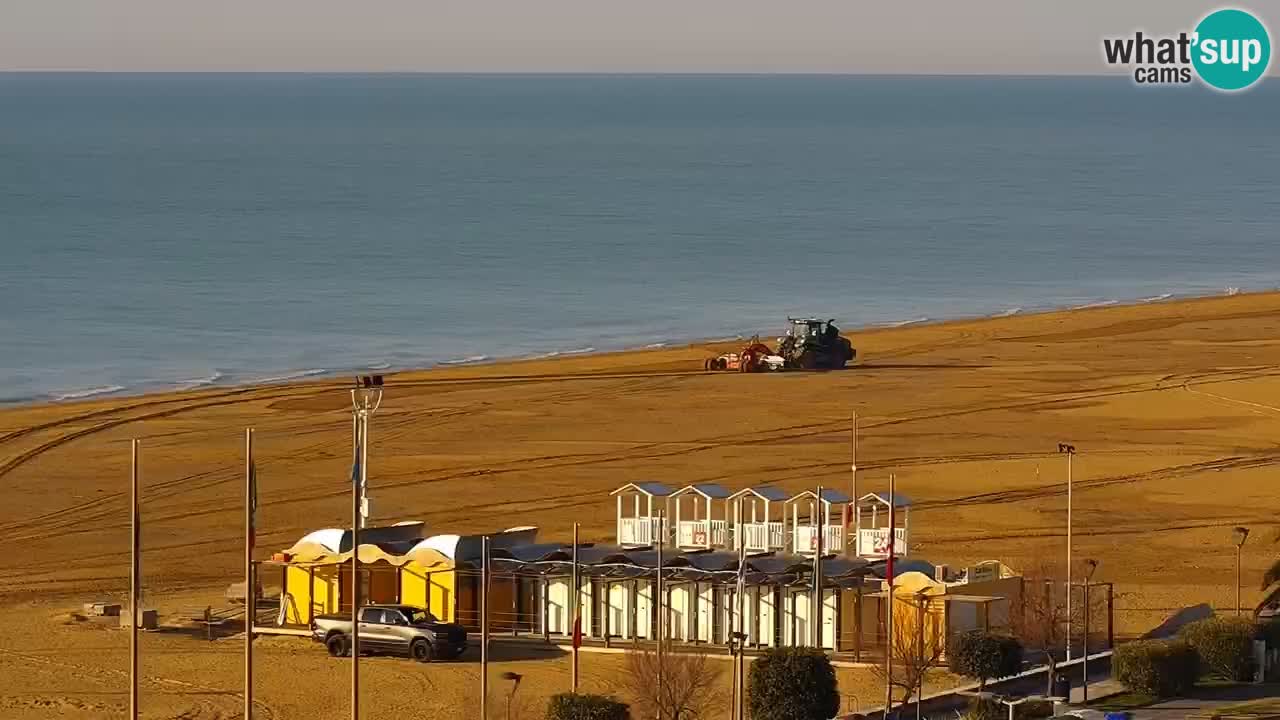La camera en vivo de la playa de Bibione – Italia