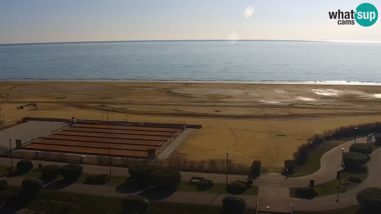 The beach of Bibione webcam – Italy