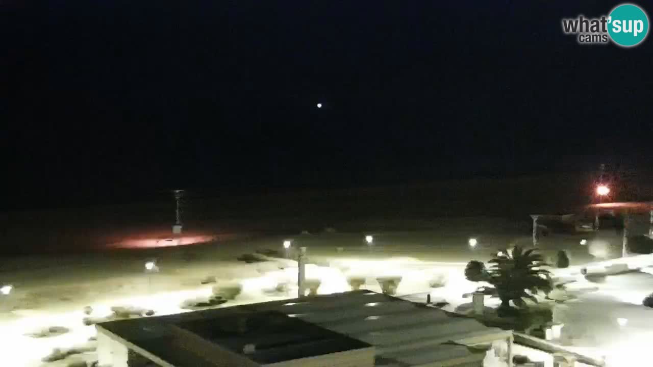 The beach of Bibione webcam – Italy
