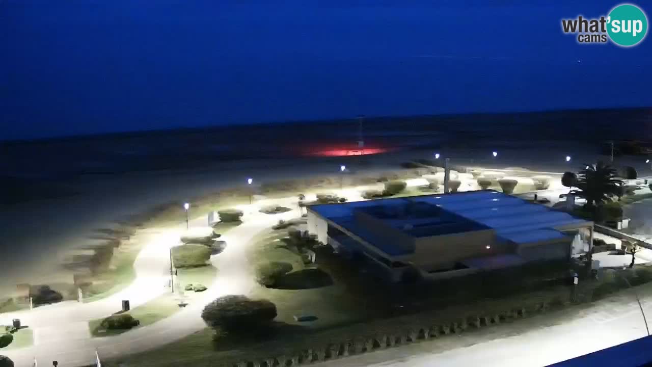 La spiaggia di Bibione webcam live e piazzale Zenit
