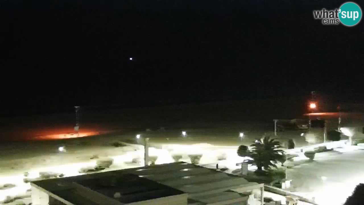 The beach of Bibione webcam – Italy