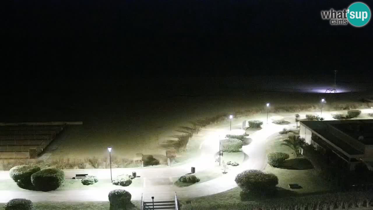 The beach of Bibione webcam – Italy
