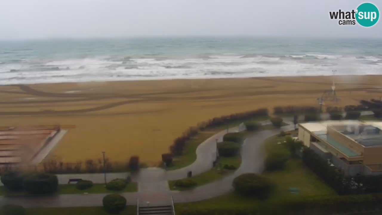 The beach of Bibione webcam – Italy