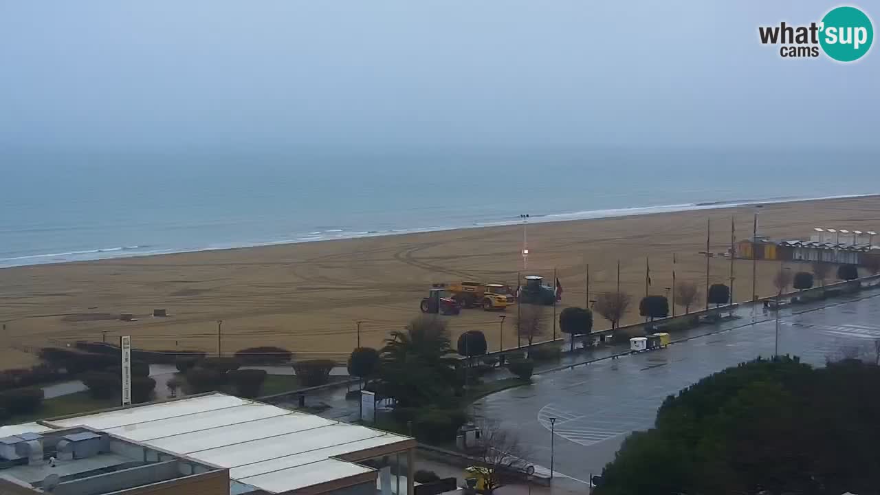 The beach of Bibione webcam – Italy