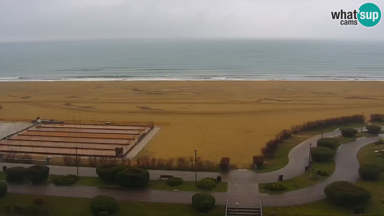 La camera en vivo de la playa de Bibione – Italia