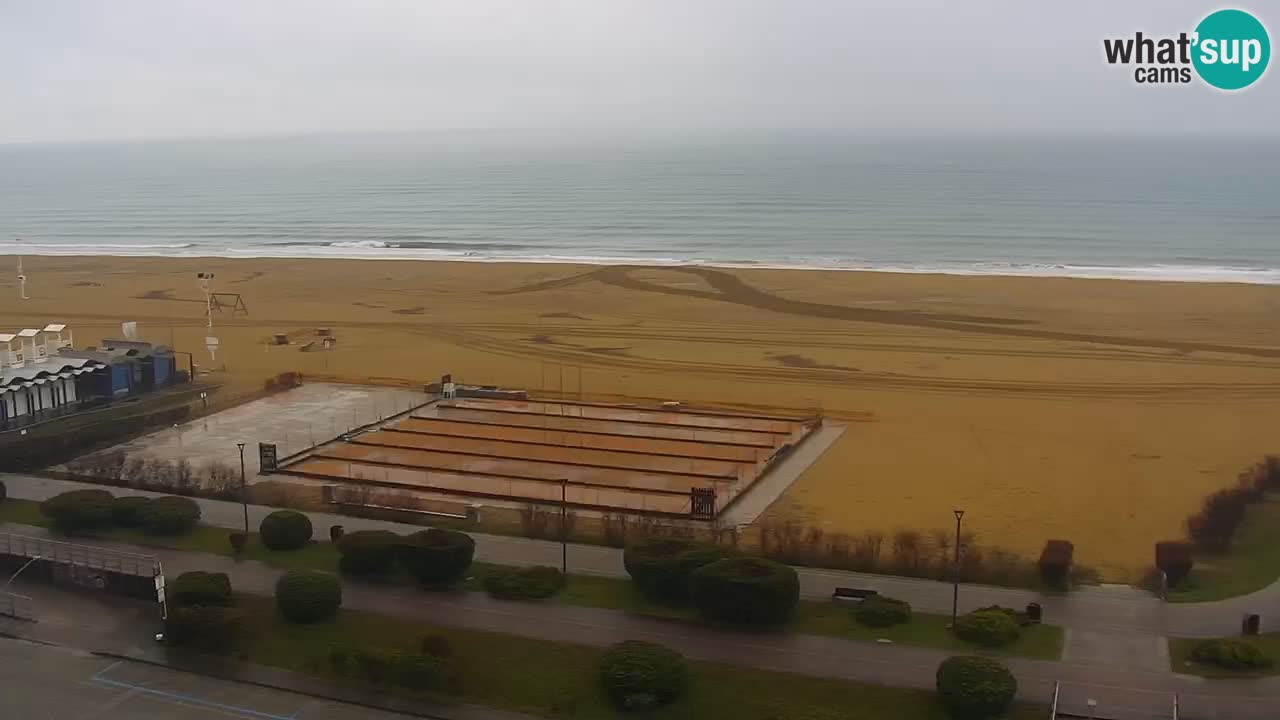 The beach of Bibione webcam – Italy