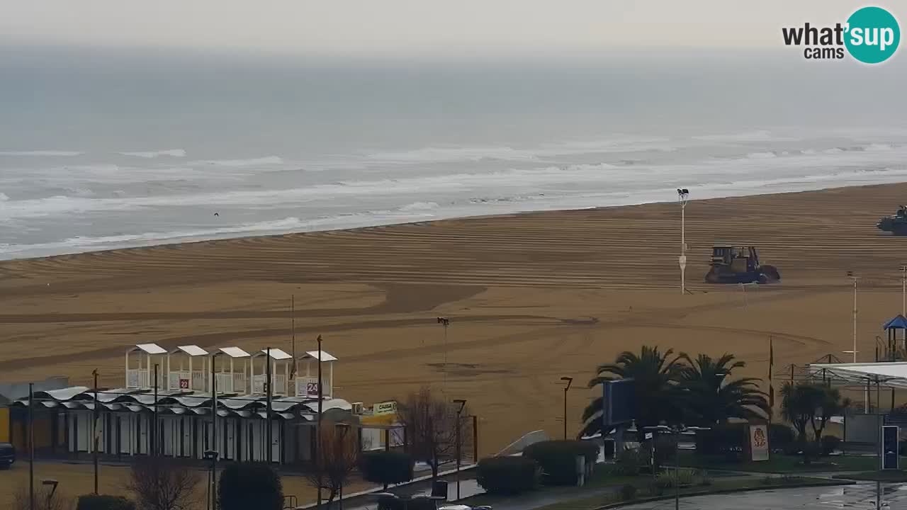 The beach of Bibione webcam – Italy