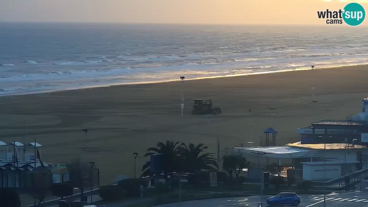 The beach of Bibione webcam – Italy
