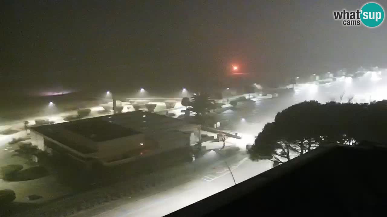 The beach of Bibione webcam – Italy