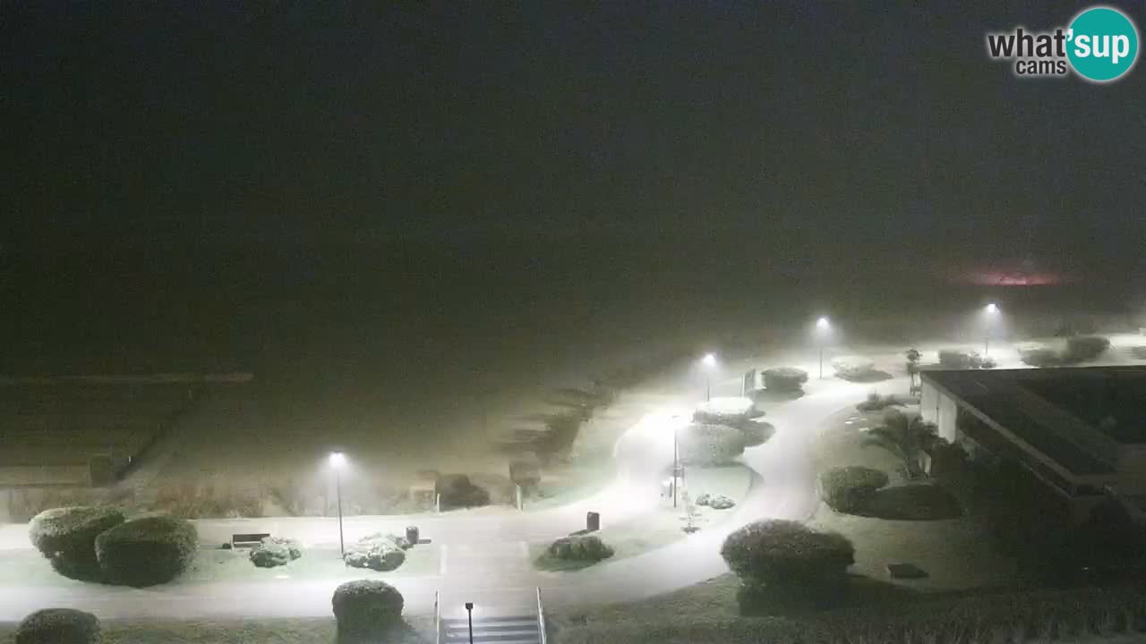 La spiaggia di Bibione webcam live e piazzale Zenit