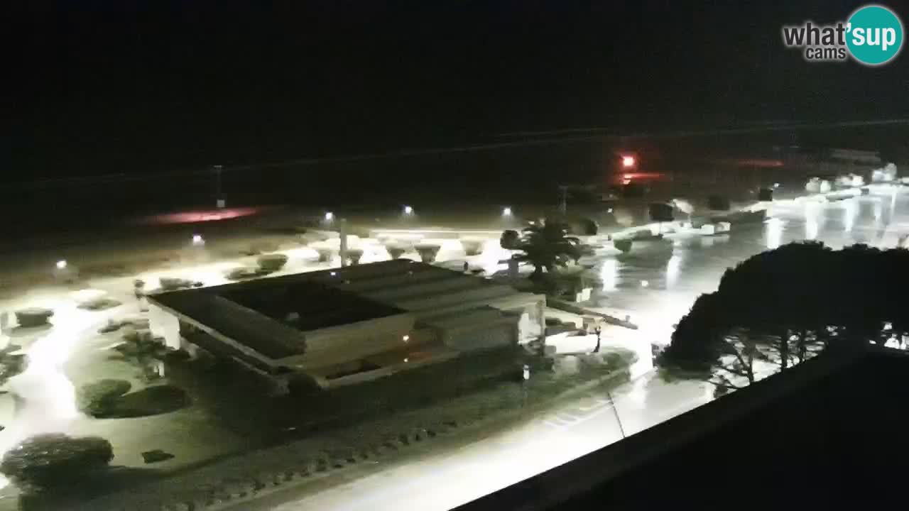 The beach of Bibione webcam – Italy