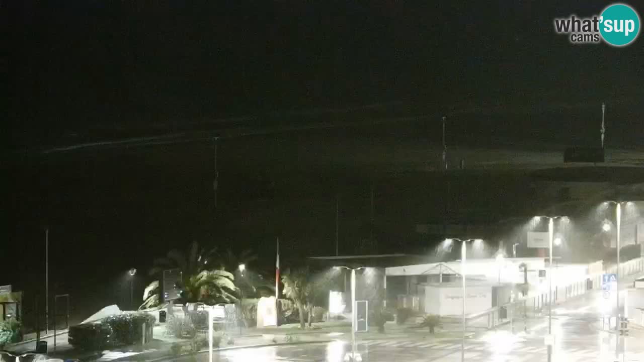 The beach of Bibione webcam – Italy