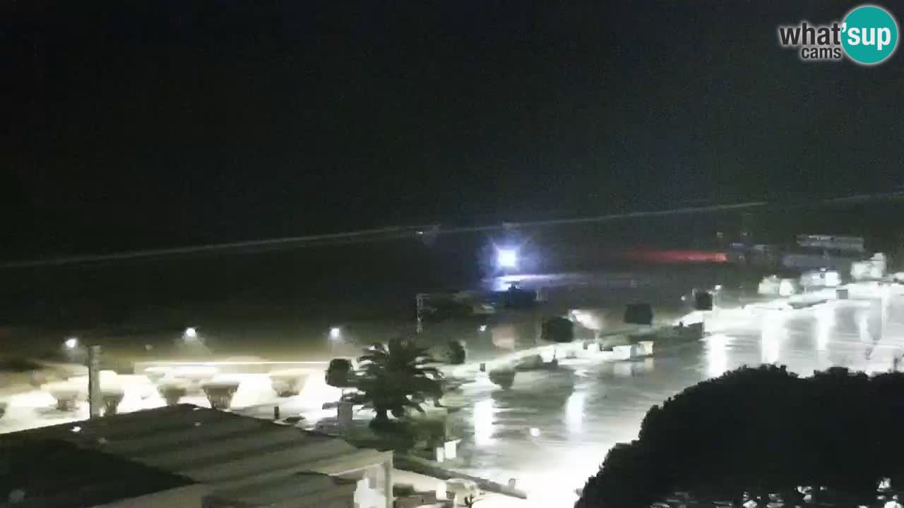 The beach of Bibione webcam – Italy