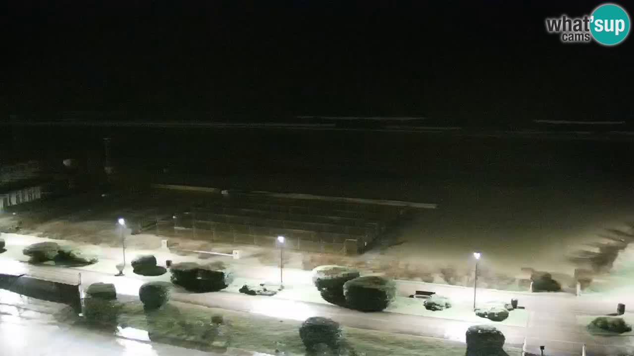 The beach of Bibione webcam – Italy